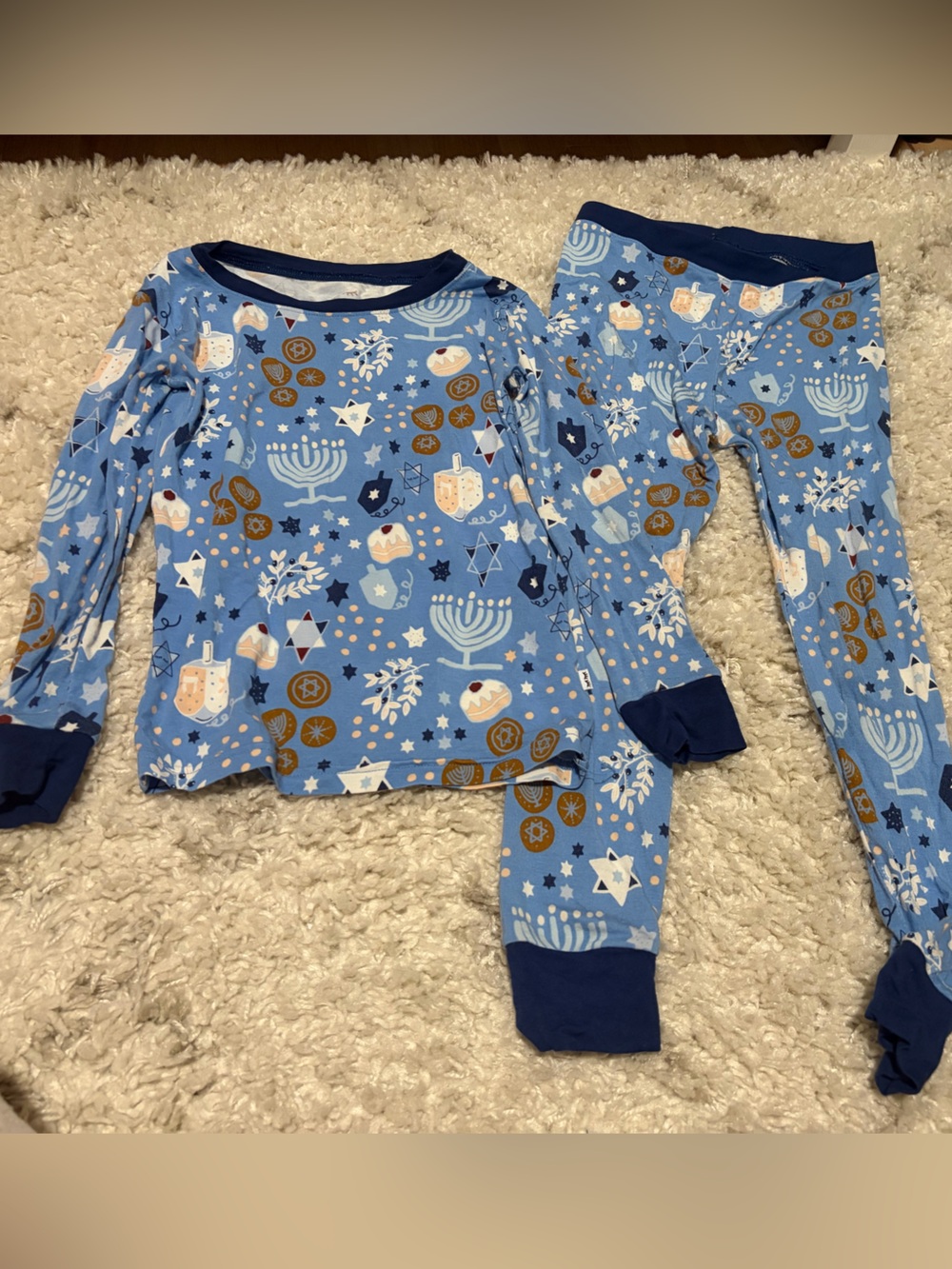Little Sleepies Hanukkah 2-piece pajama set 4T